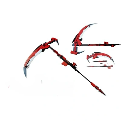 Image of Cosplay Prop Replica RWBY Ruby Crescent Rose Scythe PU Foam Resin