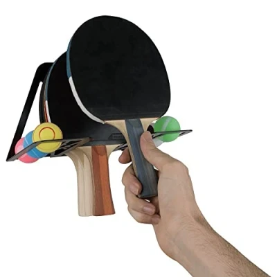 Image of Table tennis storage rack wall mount (100% Steel) (Black)