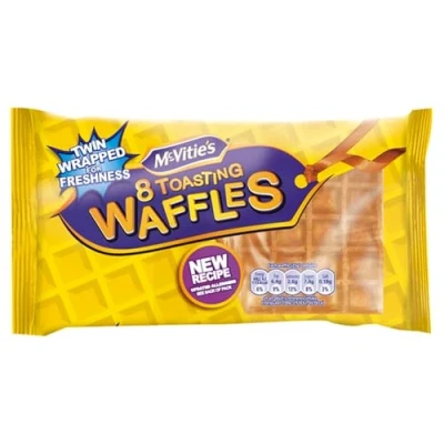 Image of McVities Toasting Waffles 8 pack
