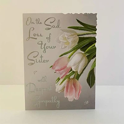 Image of Jonny Javelin On The Sad Loss of Your Sister Deepest Sympathy Card Flowers