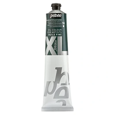 Image of Pebeo XL Oil, Canvas, Phthalocyanine Emerald, 200 ml (Pack of 1)