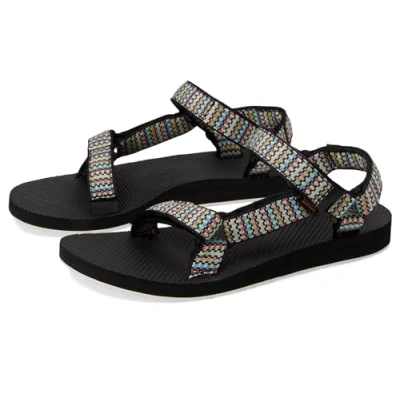 Image of Teva Women&#039;s Original Universal Sport Sandal, Dot Matrix Black Multi, 4 UK