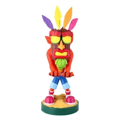 Image of Cable Guys Crash Bandicoot Aku Gaming Accessories Holder &amp; Phone for Most Controller (Xbox, Play Station, Nintendo Switch)