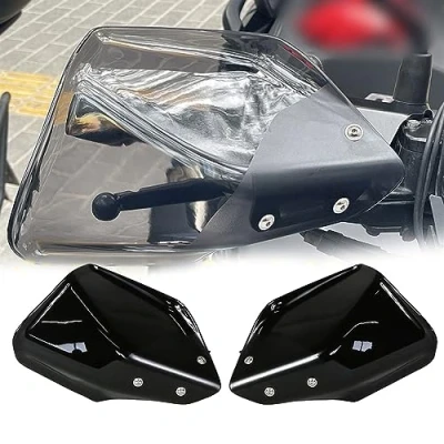 Image of Motorcycle Handguard Hand Guard Shield Protector Windshield For BMW C400X C400GT 2018 2019 2020 C400 X GT C 400 (Color : Black)