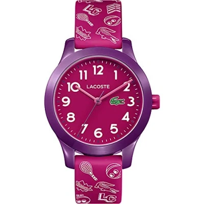 Image of Lacoste Analogue Quartz Watch for kids with Pink Silicone bracelet 2030012
