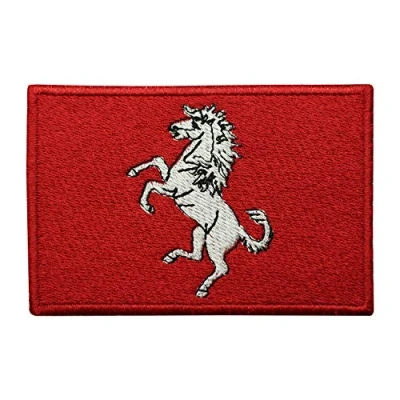 Image of LUQI Kent County Flag Logo Iron On Sew Embroidered Patch Badge Applique for Clothes Shirts Jeans etc