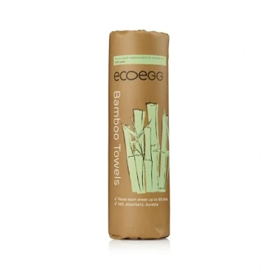 Image of Ecoegg Bamboo Kitchen Towels Reusable Eco Friendly Alternative to Paper Made from 100% Sustainable Sources Super Absorbent 20 White 1800 uses