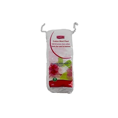 Image of Top Med Cotton Wool Pleat 100G Pure
