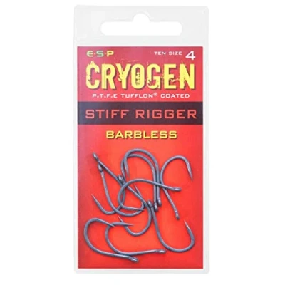 Image of ESP Cryogen Stiff Rigger Barbless Hooks: 4