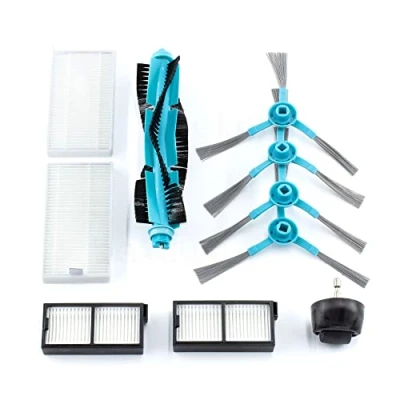 Image of Pack x1 wheel roller x4 Side brushes x2 Solid tank filters Mixed liquid for Cecotec Conga Series 5090, 6090 and 7090