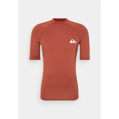 Image of Quiksilver Upf50 Ss S/SL Surf Tee for Mens Henna XXXL