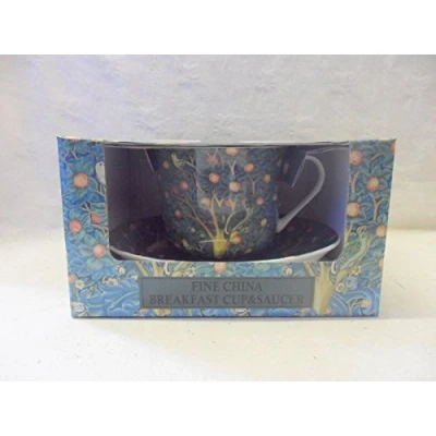 Image of Gift Boxed William Morris Woodpecker Jumbo Cup and Saucer