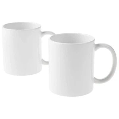 Image of Cricut Blank Mugs White 355ml (12oz) 2 x Infusible Ink Sublimation for use Mug Press 2007821