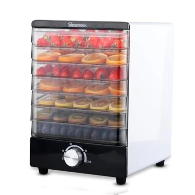 Image of HomeTronix Food Dehydrator 7 Tier Fruit Dryer Meat Drying Machine 350W with Adjustable Temperature Control from 40 70C, Removable Trays, for Jerky, Meat, Fruit, Vegetables and Healthy Snacks