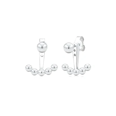 Image of Elli Earrings Jacket Drops Ball 925 Sterling Silver