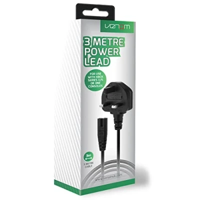 Image of Venom 3 Metre Replacement Power Cable (Xbox Series X &amp; S/Xbox One)