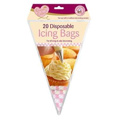 Image of 20 x Large Disposable Icing Piping Bags Food Decorating Cupcake Baking