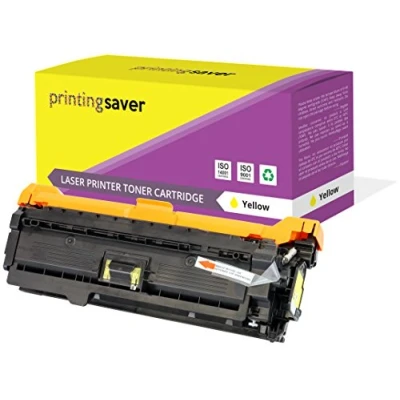 Image of Printing Saver Compatible Yellow Toner Cartridge CE252A (504A) for HP Color LaserJet CM3530 CM3530FS MFP CP3520 CP3525 CP3525DN CP3525DX CP3525N CP3525X CP3530 CP3530FS
