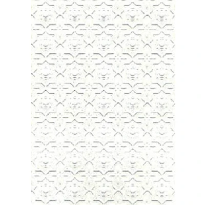 Image of Melody Jane Dolls House Embossed Dado Paper Wall or Ceiling Miniature Print Wallpaper 1:12