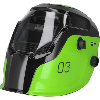 Image of Sealey Auto Darkening Welding Helmet Shade 9 13 Green