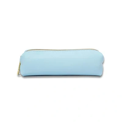 Image of Pukka Pad, Carpe Diem, Slim Pencil Case, Sky Blue, Cobalt Speckle Blue Lining