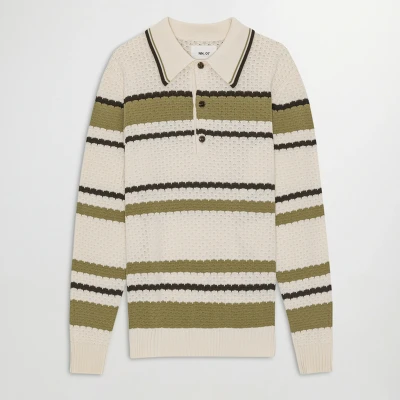 Image of NN.07 Alfie Jumper offwhite, Men&#039;s, Size: Large, Off white