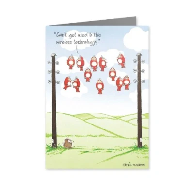 Image of Paper House Funny Greeting Card Spend on a Bottle of Wine , Suitable for Birthdays Humorous Her 2 Fat Gherkins