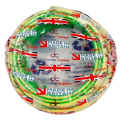 Image of Doncaster Cables Single Core 6491X 4.0mm G/Y 10m