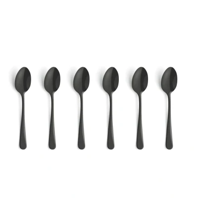 Image of Amefa Austin 6 Cucharaditas Negro Mate