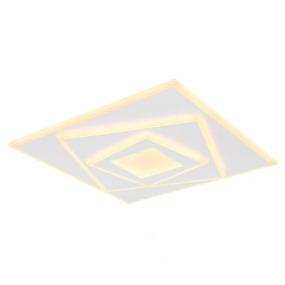 Image of Horni Integrated LED Semi Flush Ceiling Light White 4x 3000K