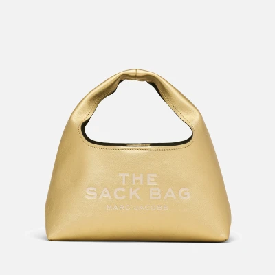 Image of Marc Jacobs The Mini Metallic Leather Sack Bag