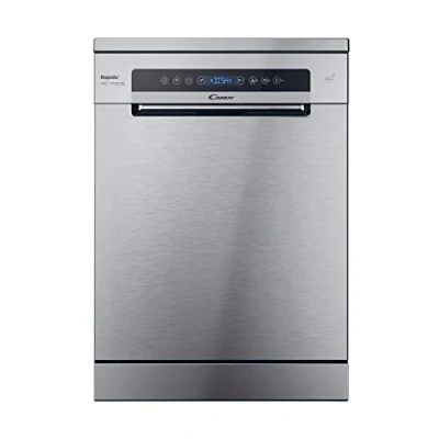 Image of Candy Rapido CF 5C7F0X Freestanding Dishwasher with 15 Place Setting Advanced remote control and extra content (Wi Fi + Bluetooth) Stainless C Rated