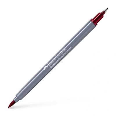 Image of Faber Castell Creative Studio Goldfaber Aqua Dual Marker, Alizarin Madder Lake, Single For Art, Craft, Drawing, Sketching, Home, School, University, Colouring