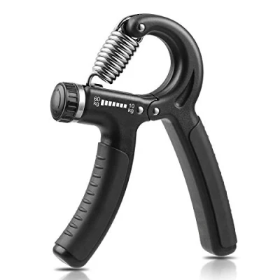 Image of NIYIKOW Hand Grip Strengthener, Forearm Adjustable Resistance 22 132Lbs (10 60kg), Perfect for Musicians Athletes (Black, 1 Pack)