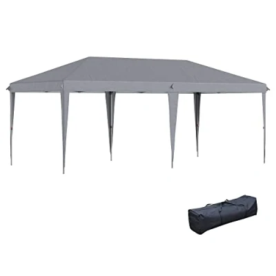 Image of Outsunny 3 X 6 M Garden Large Gazebo Canopy Waterproof Outdoor Party Tent Marquee84C 118V02GY