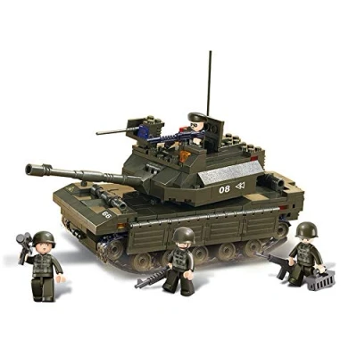 Image of Sluban M38 B6500 Army Leading Tank,Multicolor,Small