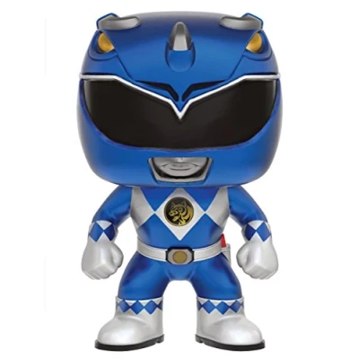 Image of Funko Power Ranger Blue Metallic Pop Vinyl Figure