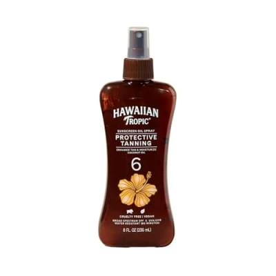 Image of Hawaiian Tropic Dark Tanning Oil SPF#6 Pump