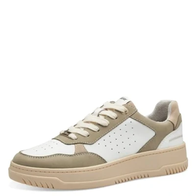 Image of s.Oliver Women&#039;s 5 23610 42 Sneaker, Green Comb, 4.5 UK