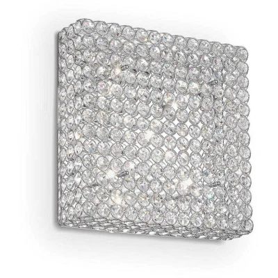 Image of Admiral 6 Light Indoor Square Medium Flush Chrome, G9