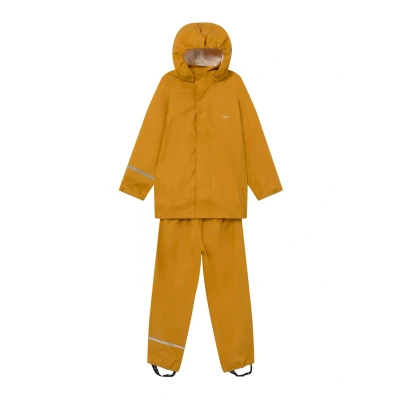 Image of CeLaVi Girl&#039;s Zweiteiliger Regenanzug in Vielen Farben Waterproof Jacket, Yellow (Mineral 372), 152 (Size: 150)