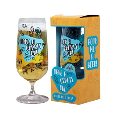 Image of Boxer Gifts 18th Birthday Craft Beer Glass Unique Glassware Gift for Him