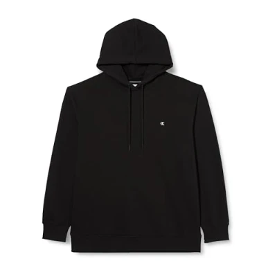 Image of Calvin Klein Jeans Men Hoodie Embro Badge, Black (Ck Black), XXL
