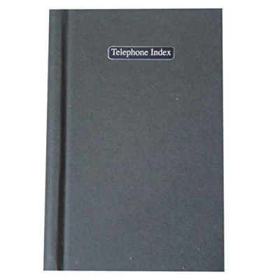 Image of Alphabet Telephone Index Address Book WIRO HARDBACK Brand New (Black)