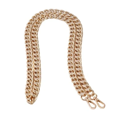 Image of Xiazw Medium Size Fabulous Metal Shoulder Crossbody Purse Strap Handle Replacement Bag Chain Accessories (Gold,120cm)