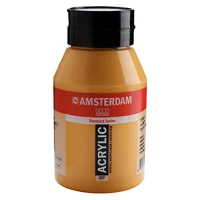 Image of Amsterdam Acrylic 1LTR Paint Yellow ochre