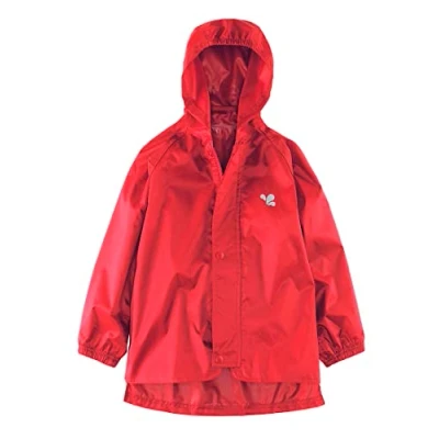 Image of Muddy Puddles Unisex Kid&#039;s Recycled Originals Waterproof Jacket, Red, 4 5 Years