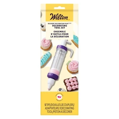 Image of Wilton Dessert Decorator Plus, Cake Decorating Tool, 28 x 5 cm diam (11 2 in dia), 4 tips included