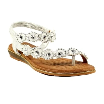 Image of Ladies Charlotte II Silver Sandal 6