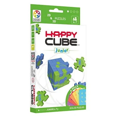 Image of HAPPY HCJ300 Junior Cardboard Box 3D Puzzle, Pack of 6
